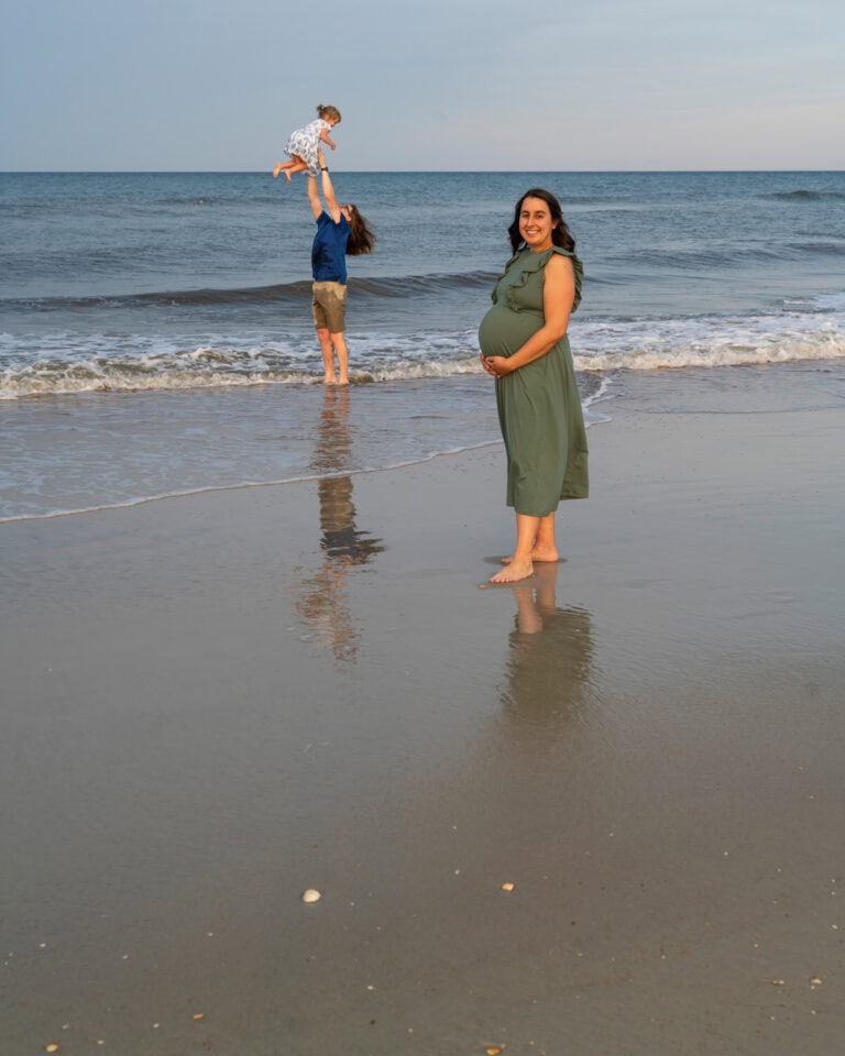 Family enjoying Ponte Vedra Beach Portraits