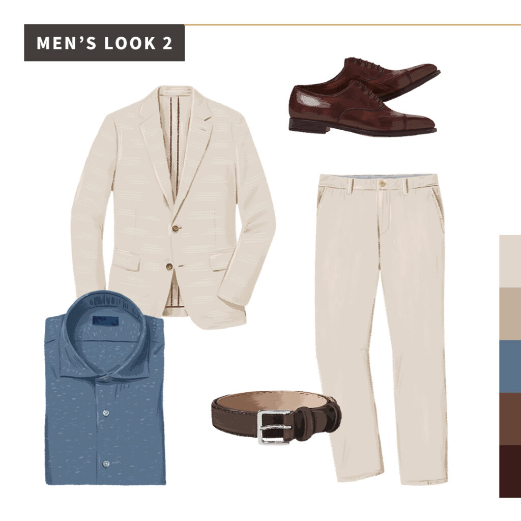Page from Cottrell Photogrpahers "What to Wear for Professional Headshots" booklet