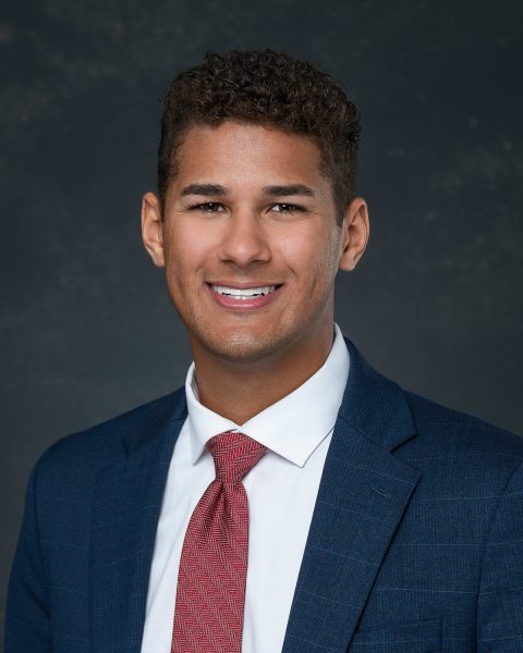 Business professional looking at camera for professional headshots